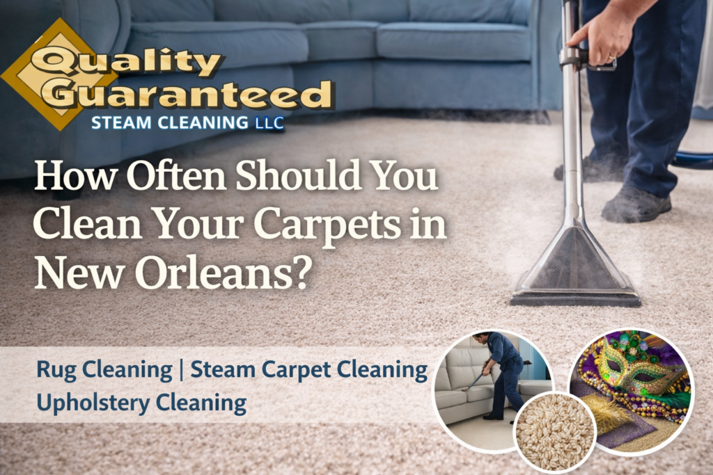 How Often Should You Clean Your Carpets in New Orleans?