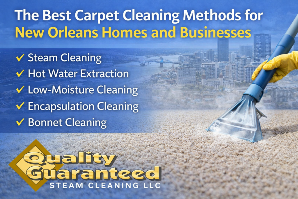 The Best Carpet Cleaning Methods for New Orleans Homes and Businesses