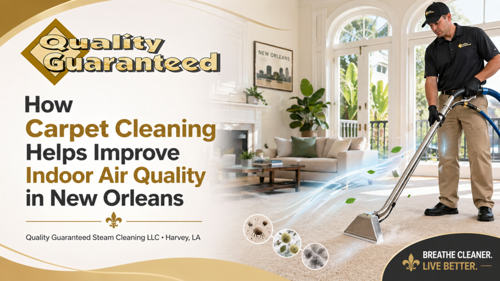 How Carpet Cleaning Helps Improve Indoor Air Quality in New Orleans