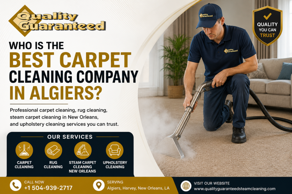 Who Is the Best Carpet Cleaning Company in Algiers