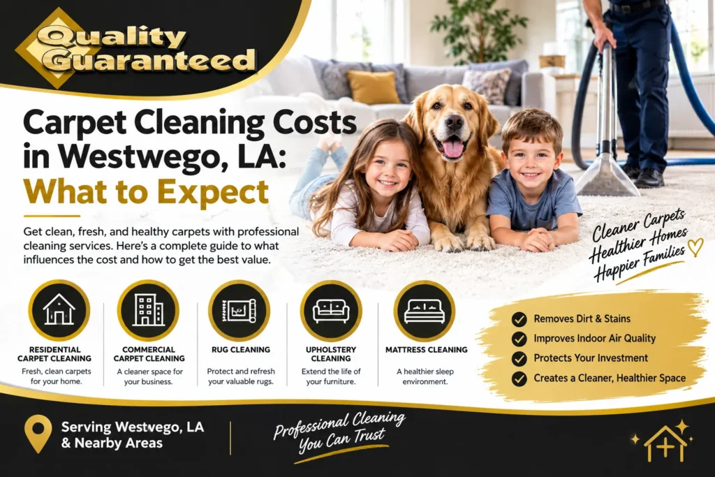 How Much Does Professional Carpet Cleaning Cost in Westwego, LA?